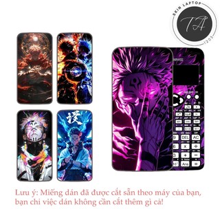  Miếng dán Decal máy tính Casio fx570  fx580  fx880 ... hình Ryomen Sukuna - Chú Thuật Hồi Chiến 