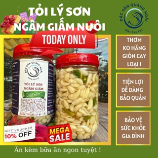  TỎI LÝ SƠN  NGÂM GIẤM NUÔI Chua ngọt, NGON LOẠI 1, Đặc Sản Lý Sơn & Quảng Ngãi