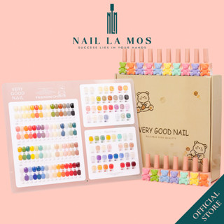 Set sơn gel Very Good Nail 60 màu - Bộ sơn gấu tone màu Hàn Quốc (tặng kèm bảng màu mica + 1 cặp base top)