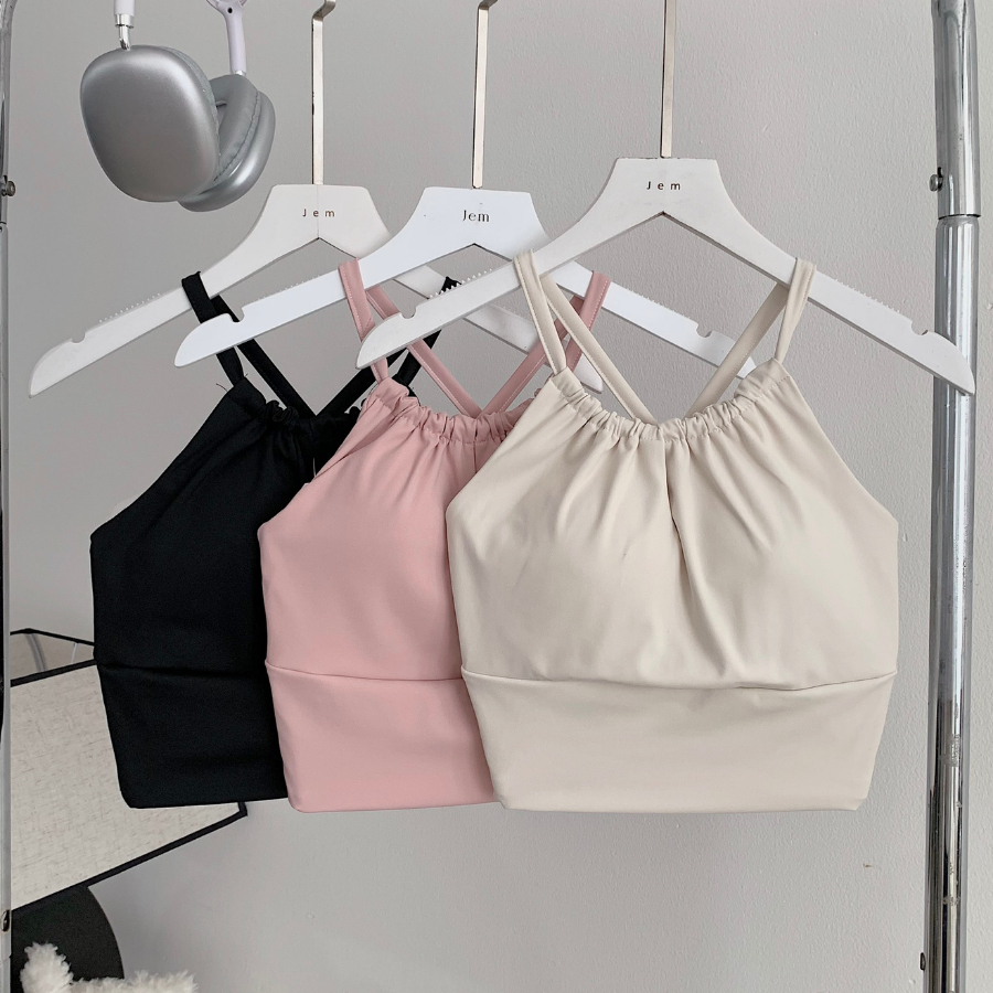 ÁO 2 DÂY FORM CROPTOP CHẤT SU BO MỊN ZEFA - 10771