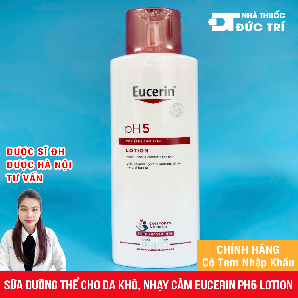 Eucerin Ph5 Lotion Sữa Dưỡng Thể Dành Cho Da Nhạy Cảm 250ml