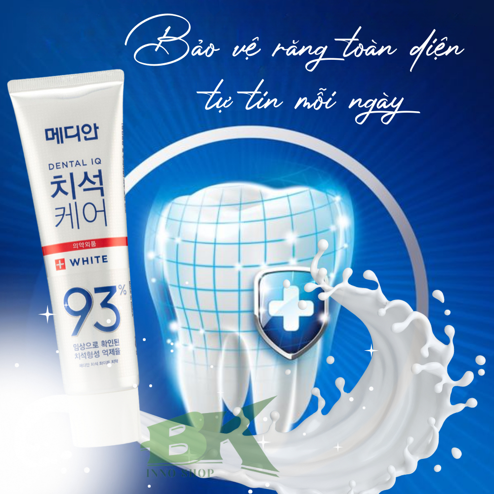 Kem Trắng Răng MEDIAN DENTAL Làm sạch sâu, bảo vệ nướu, cho răng trắng sáng và hơi thở thơm mát suốt ngày dài | BK INNO