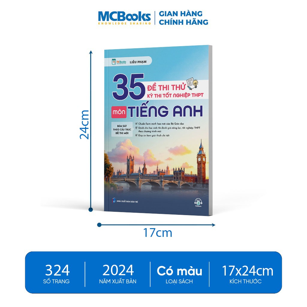 Sách - 35 Đề Thi Thử Kỳ Thi Tốt Nghiệp THPT Môn Tiếng Anh | BigBuy360 - bigbuy360.vn