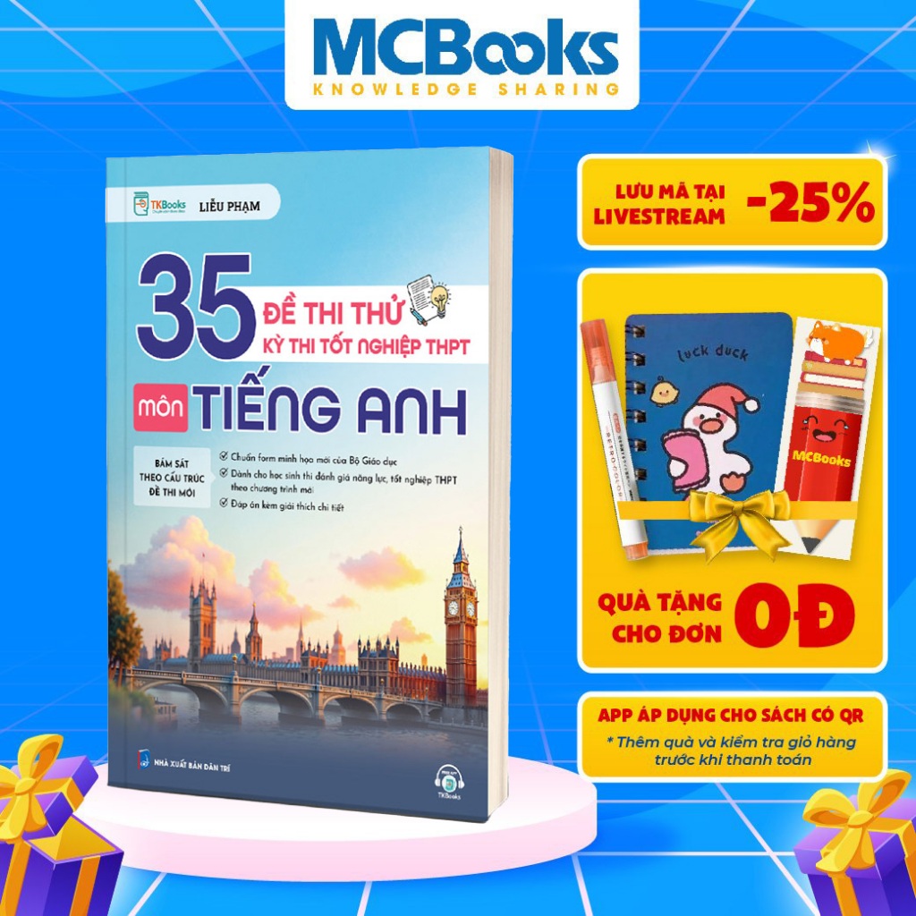 Sách - 35 Đề Thi Thử Kỳ Thi Tốt Nghiệp THPT Môn Tiếng Anh