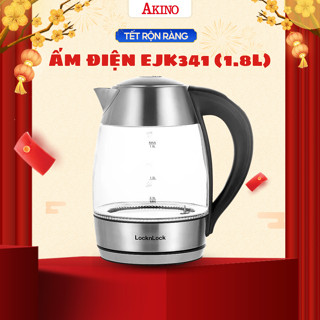 Ấm Điện Thủy Tinh Siêu Tốc Có Điều Chỉnh Nhiệt Độ Lock&Lock EJK341 (1.8L) - Hàng chính hãng