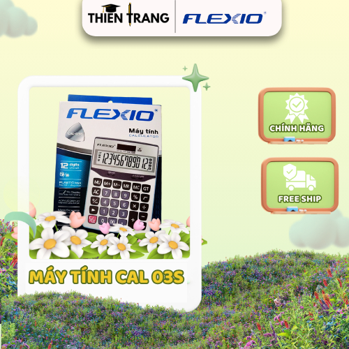 MÁY TÍNH Flexio CAL 03S thiết kế nhỏ gọn, vừa tay