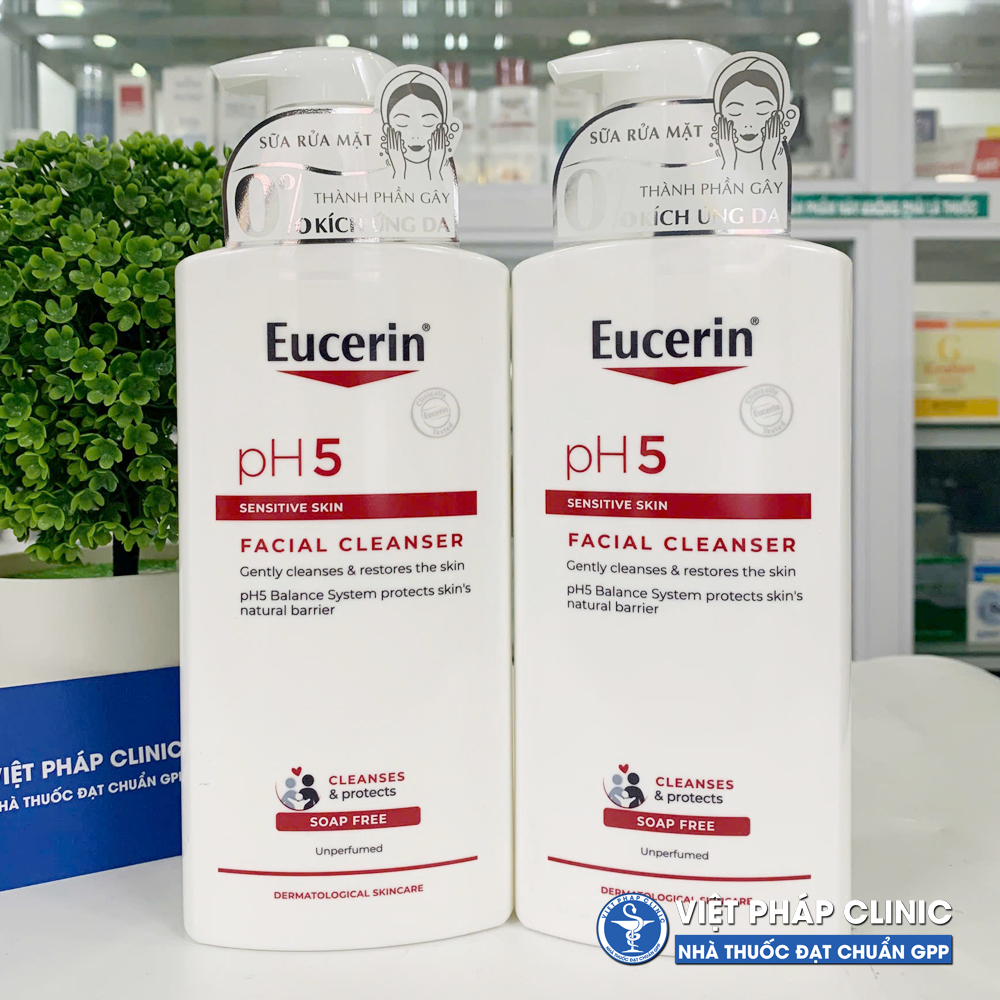 Sửa Rửa Mặt Dành Cho Da Nhạy Cảm Eucerin PH5 Facial Cleanser Sensitive Skin