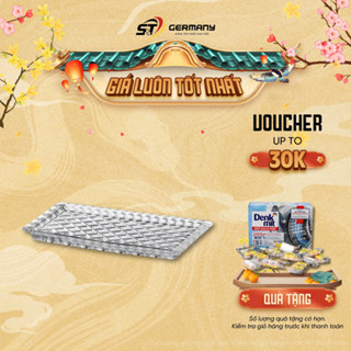 Đĩa pha lê Bohemia Crystal 19cm nội địa Đức trang trí phòng khách GermanySnT 300175