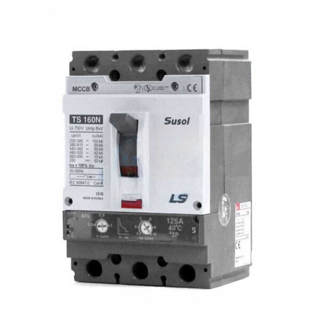 Cầu dao điện MCCB LS TS160N FTU160 3P 100A, 125A, 160A