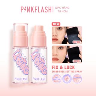  PINKFLASH Xịt Khóa Lớp Trang Điểm Kiểm Dầu Giữ Ẩm Cố Định  Làm dịu Da Không Bết Dính40ml 