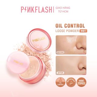 PINKFLASH Phấn phủ kiềm dầu lâu trôi Không thấm nước 6g