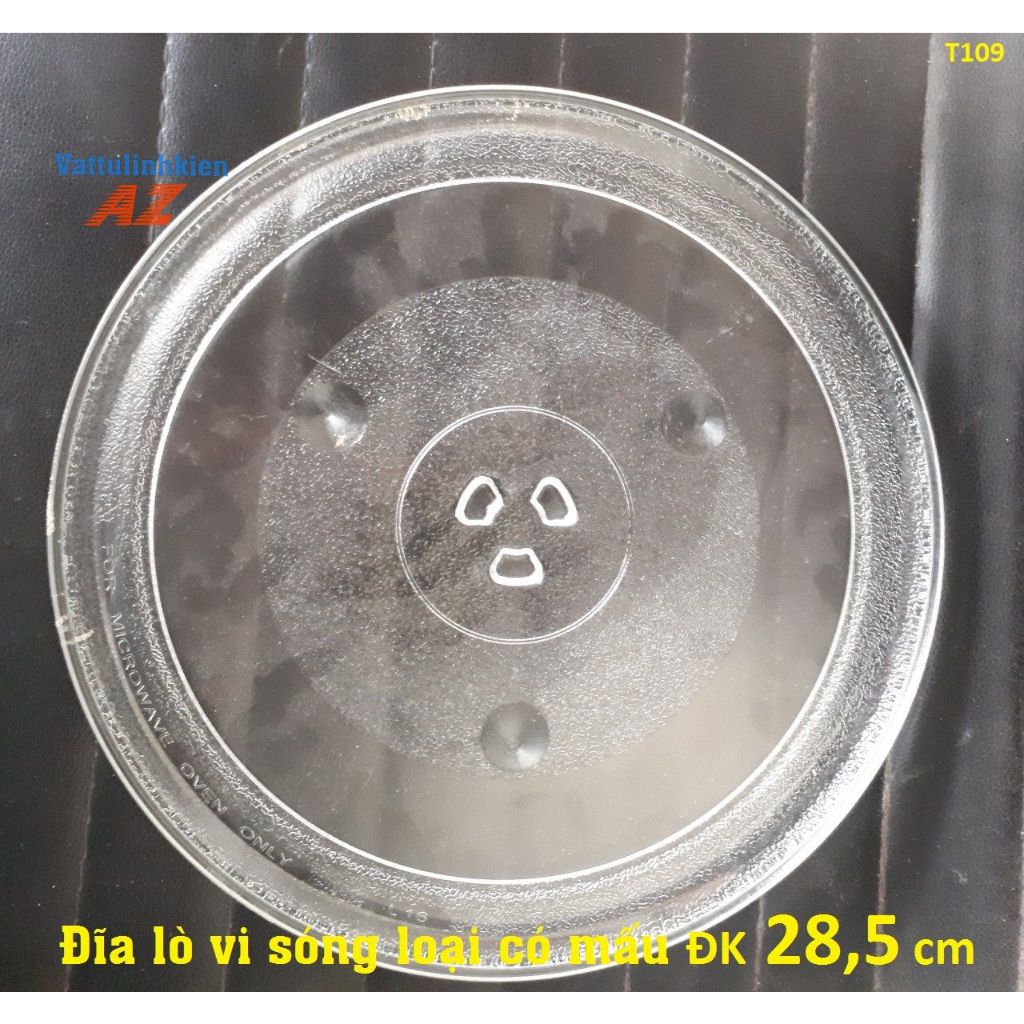 Đĩa lò vi sóng có mấu ĐK 28,5 cm dùng cho các loại Lò vi sóng 22L-25L.