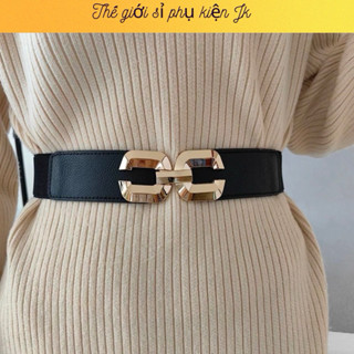  Thắt Lưng Da Phối Chun Co Giãn Khoá Cài 185pu  