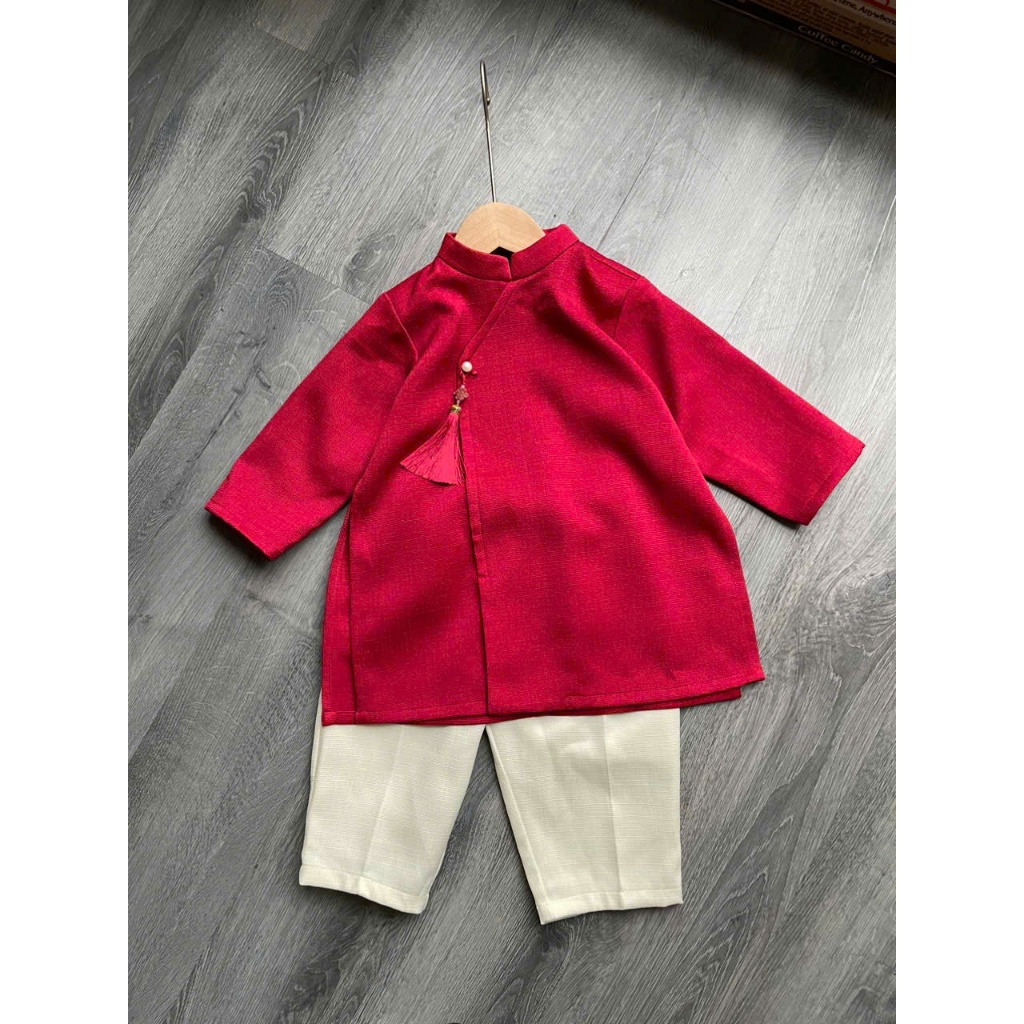  Bộ áo dài cho bé trai các dịp lễ tết trung thu. 