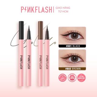 Bút kẻ mắt Pinkflash màu đen màu nâu chất lì chống nước lâu trôi dạng lỏng nhanh khô 0.6g
