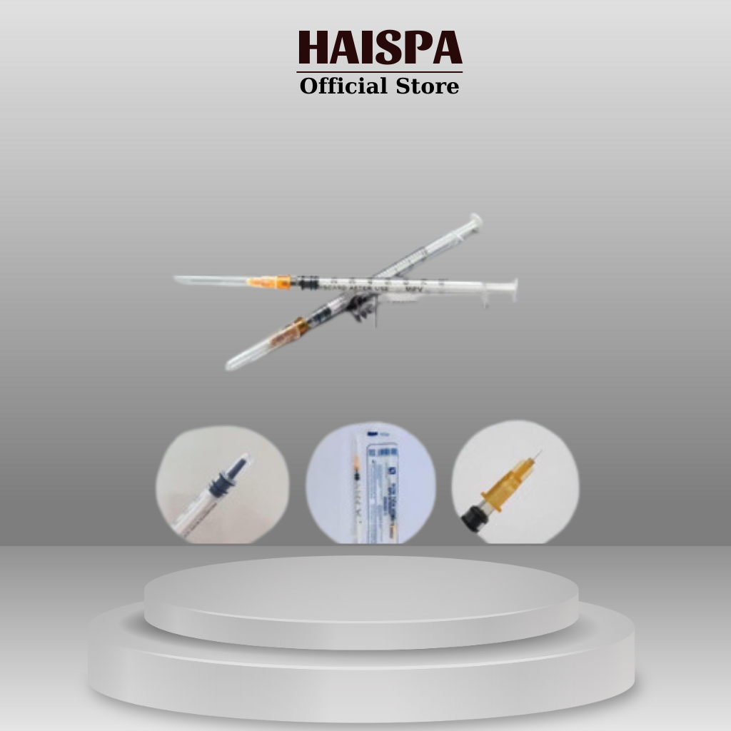 Bơm tiêm 1ml, xilanh 1ml Haispa combo 50 xilanh 1ml