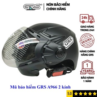 Mũ bảo hiểm GRS A966K 2 Kính – Vệ sĩ chống tia cực tím chống tia Uv