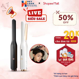 Máy uốn tóc nam GODWELL, máy ép side tạo kiểu tóc cho nam 2 in1, duỗi tóc nam đa năng ion âm bảo vệ tóc