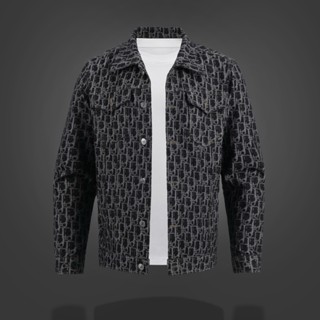 Áo khoác jean nam cao cấp, áo khoác bò thiết kế dày dặn, cá tính, dễ phối đồ LUXURY