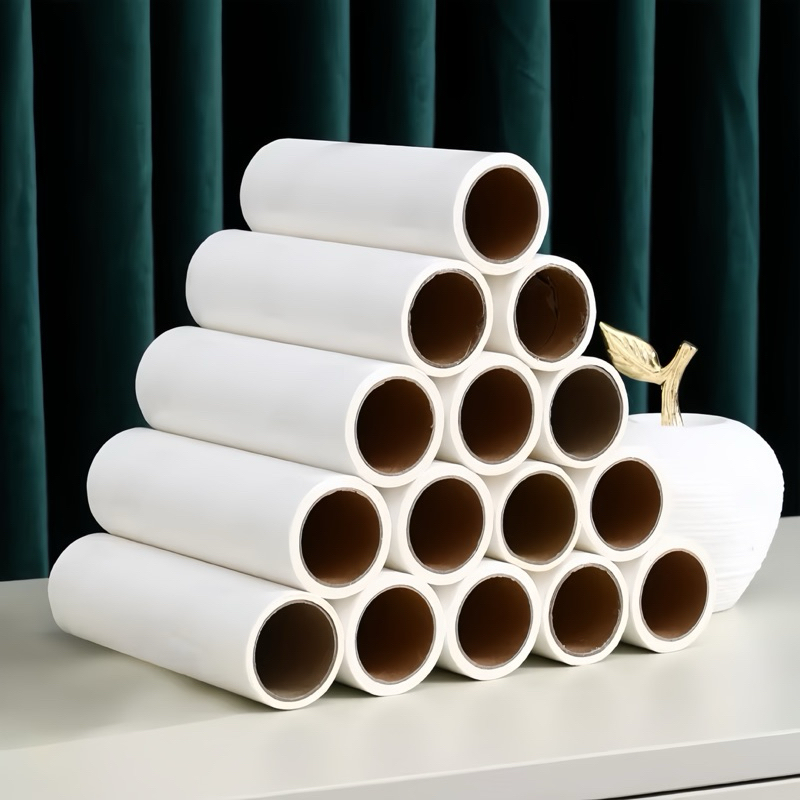 Combo 6 Lõi Cây Lăn Bụi Làm Sạch Quần Áo - Lõi Cây Lăn Bụi 10cm, 16cm, 24cm (60 Tờ) - Lăn Lăn Dự Phò