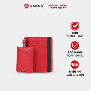  Combo Ví Đựng Hộ Chiếu Passport - Thẻ Nametag Thẻ Hành Lý SAKOS TURIS 