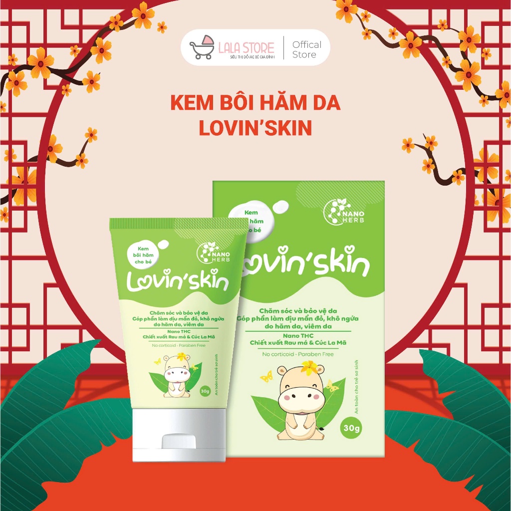 Kem bôi hăm da cho bé Lovin’Skin