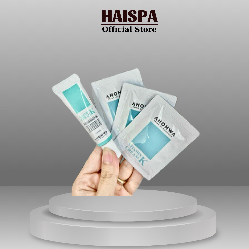 (Mini 12g) Kem Dưỡng Phục Hồi Ahohaw Vitamin K Cream Ahohwa Haisspa Kem K Ahohaw