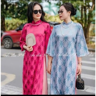 ÁO DÀI gấm thọ dơi - áo dài in 3d  MẪU HOT NĂM