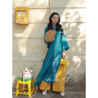 ÁO DÀI gấm thọ dơi - áo dài in 3d  MẪU HOT NĂM