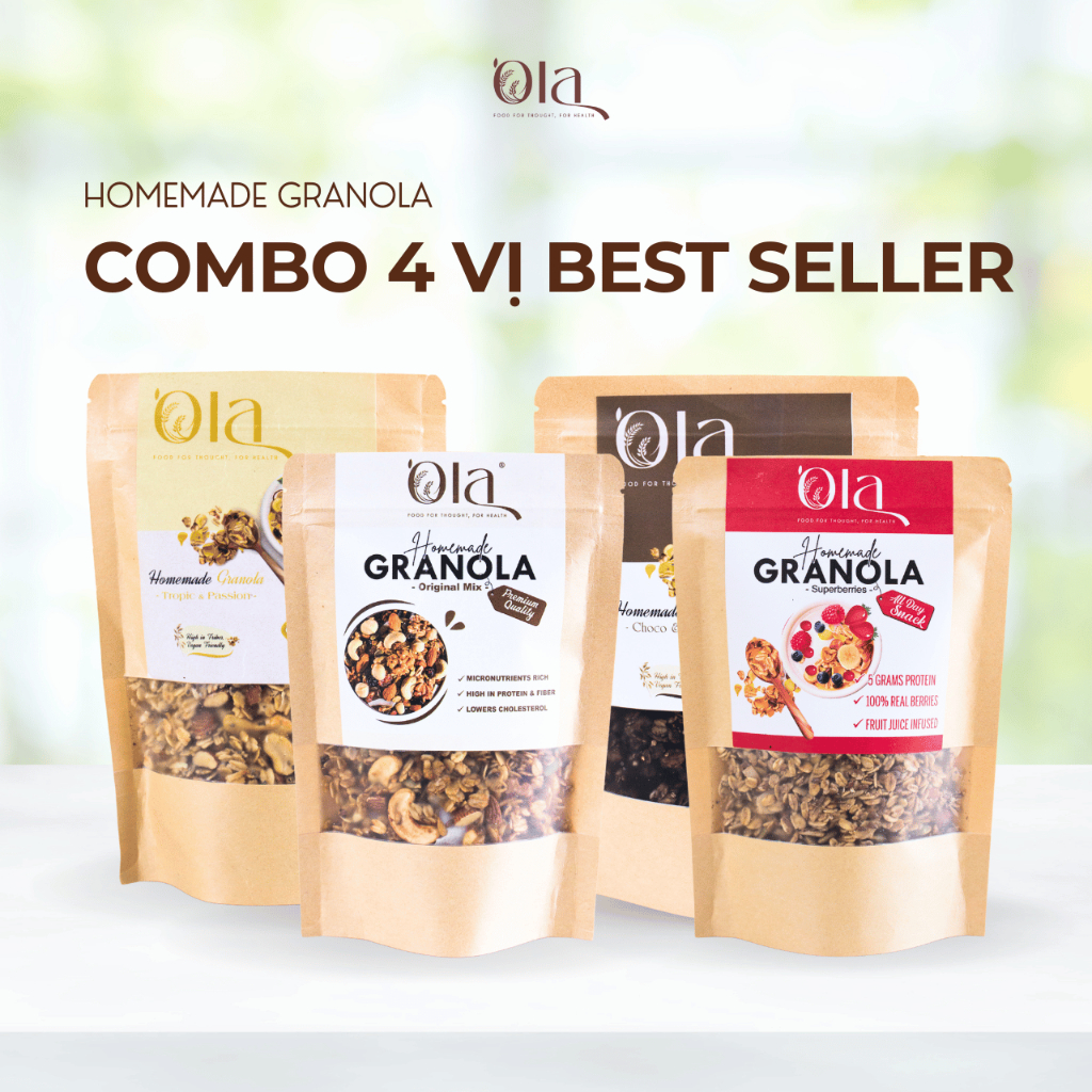 COMBO 4 VỊ GRANOLA BEST SELLER