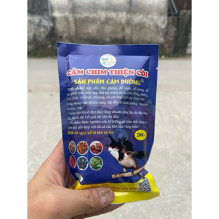Cám chim Thiện Còi Cám Dưỡng gói 200g Cám chim chào mào dưỡng lông , dưỡng lực và thi đấu cao cấp
