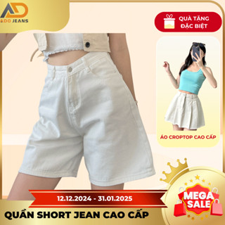 Quần Short Ngố Kaki Nữ Lưng Cao, Ống Rộng Có Bigsize (KKN)