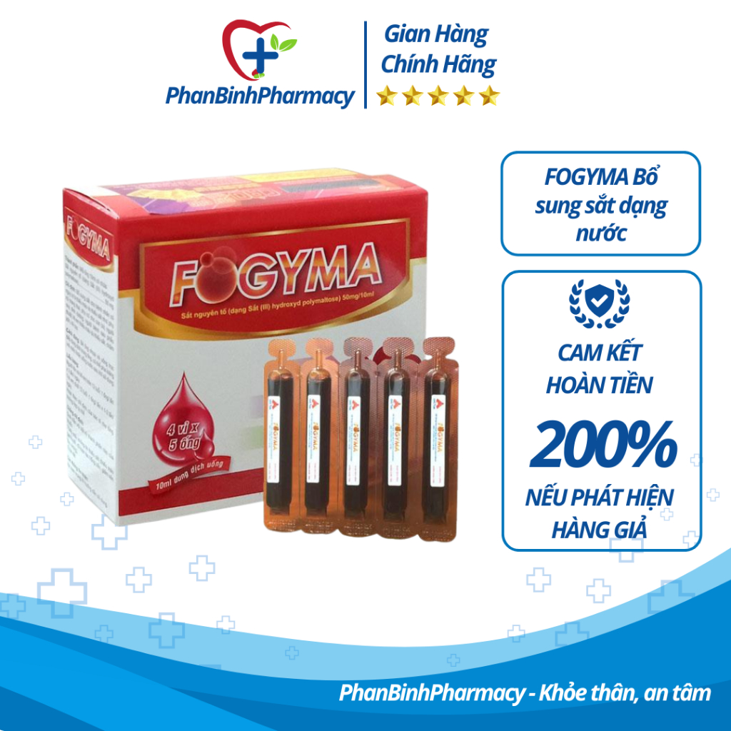 FOGYMA Bổ sung sắt dạng nước cho ph.ụ nữ có th.ai, cho con b.ú