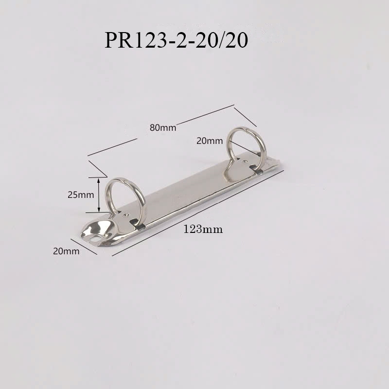KHÓA CÒNG MENU 2 KHOEN MÀU BẠC (DÀI 12.3CM, KHOEN 2CM)