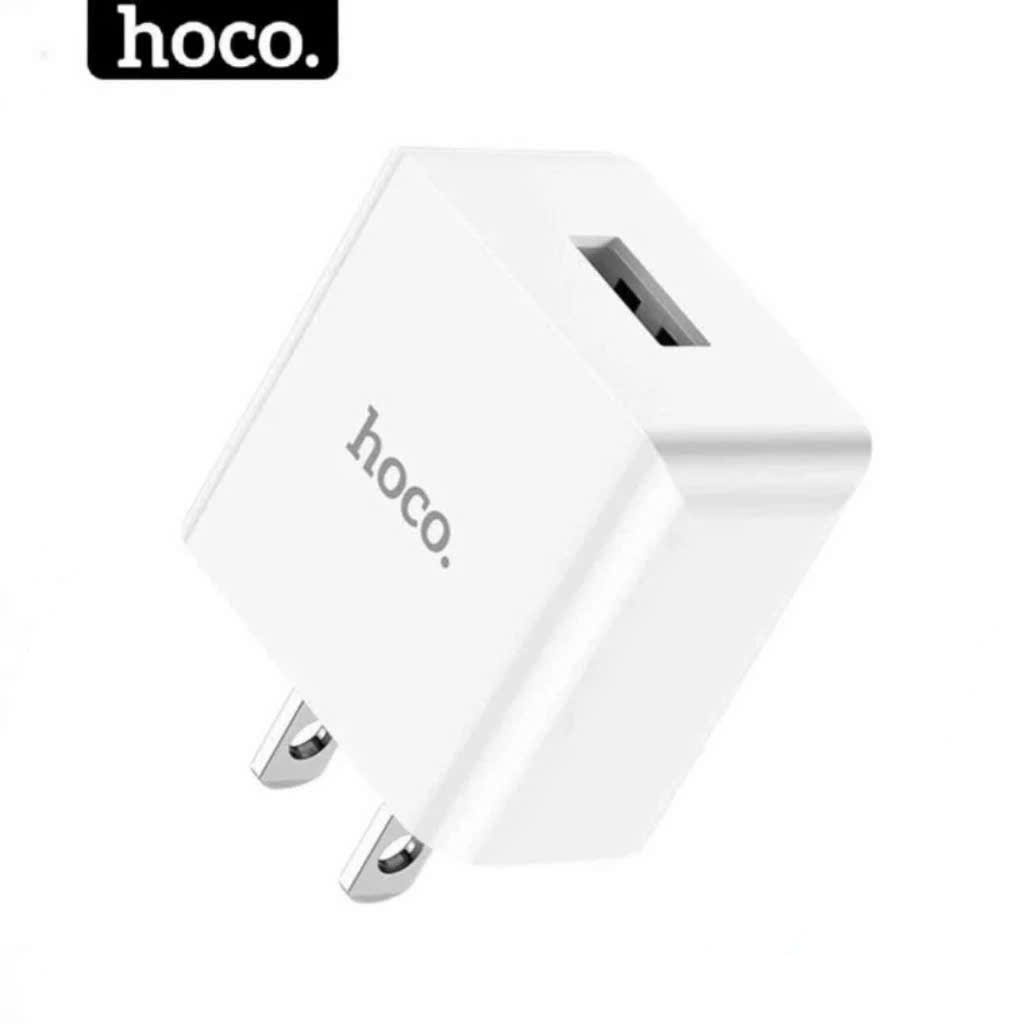 Củ sạc chính hãng Hoco 2.1A , cốc sạc tiện ích chất liệu cao cấp bộ sạc 10.5W chống cháy nổ dùng cho các dòng điện thoại