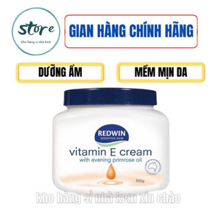 Kem Dưỡng Da Mềm Mịn Redwin Vitamin E Cream 300G Hàng Úc Mẫu Mới