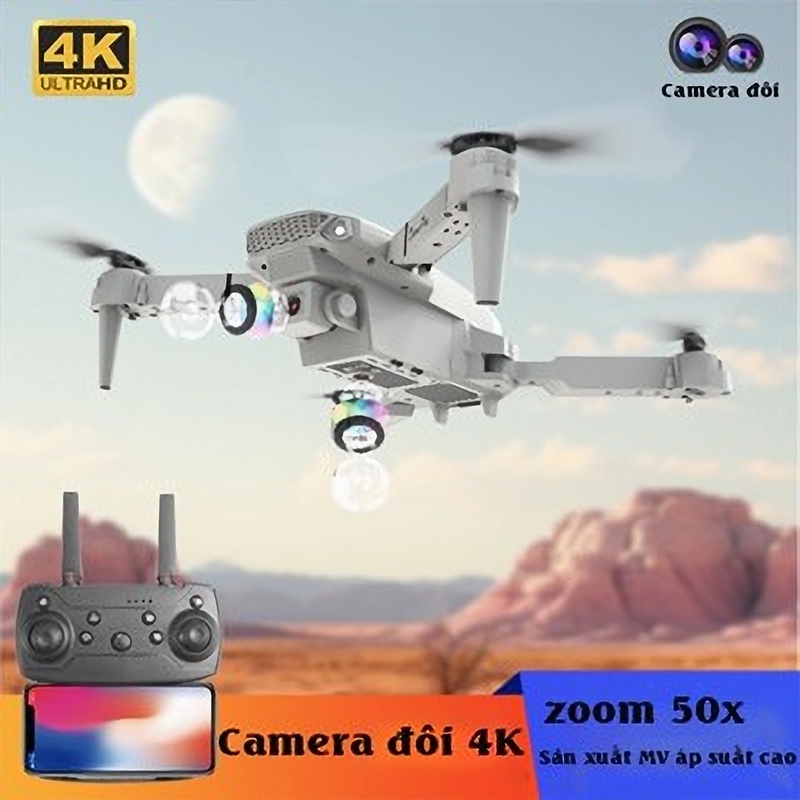 Máy Bay Flycam E99 Pro Max Drone camera 4k mini trang bị came Một máy bay không người lái có thể gập lại được  giá cao | BigBuy360 - bigbuy360.vn