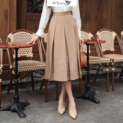 Chân váy xếp ly Aurum IVY moda MS 31B9940