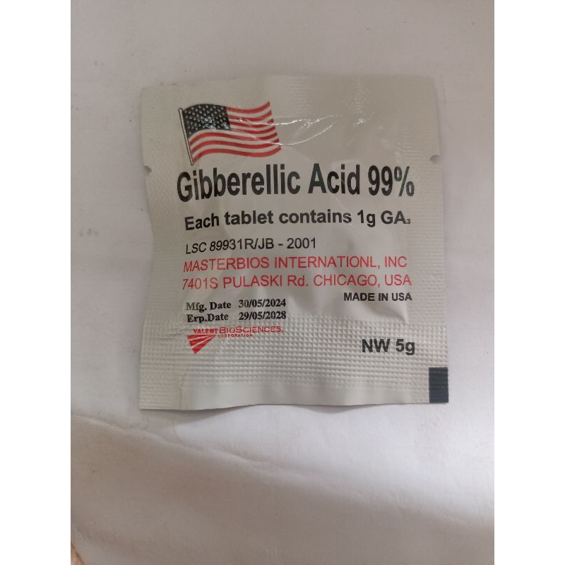 5 viên phân bón lá GA3 kích thích sinh trưởng