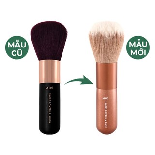 Cọ Phủ Cán Ngắn M05 Short Powder & Bush Hasaki Sản Phẩm Chính Hãng