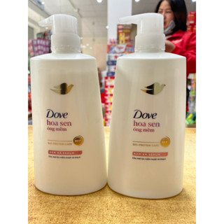 Dầu gội / xả Dove hoa sen Nhật và nước gạo 640g