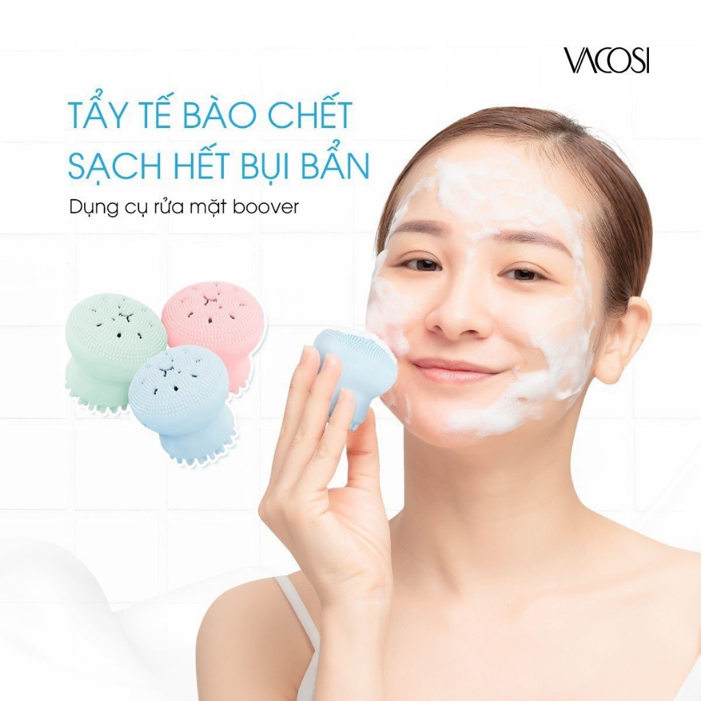 Dụng Cụ Rửa Mặt Bạch Tuột Vacosi DC03 Boover Cleanser