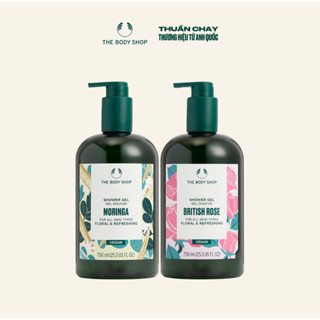 Combo 2 Sữa Tắm Shower Gel Moringa & British Rose 750ml The Body Shop