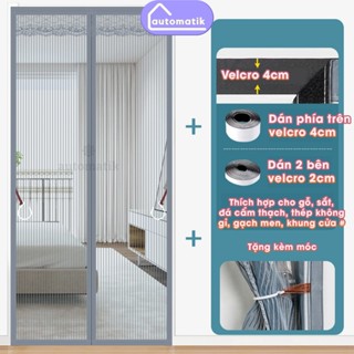 Rèm Lưới Chống Muỗi Cửa Sổ Chống Nắng Nam Châm Phòng Khách Bụi Côn Trùng Trang Trí An Toàn Không Huỳnh Quang