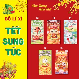 🧧 Sỉ 1000 Lì Xì Truyền Thống Tết 2025 - Lì Xì Tân Niên 2025 Độc Đáo 🐉 ( Mẫu như hình + tặng kèm túi bóng )