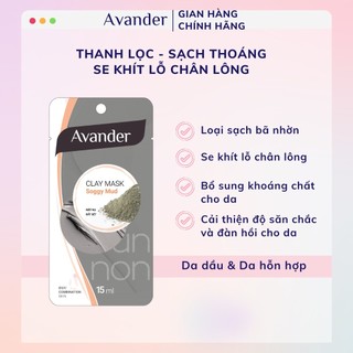 Mặt Nạ Đất Sét Avander Clay Mask 15ml Hasaki Sản Phẩm Chính Hãng