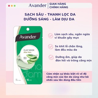 Mặt Nạ Đất Sét Avander Clay Mask 15ml Hasaki Sản Phẩm Chính Hãng