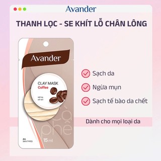 Mặt Nạ Đất Sét Avander Clay Mask 15ml Hasaki Sản Phẩm Chính Hãng
