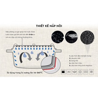 Staub - Nồi tròn màu đỏ cherry - 26cm