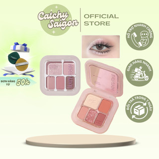   HOLD LIVE  Bảng Mắt HOLD LIVE 5 Ô Vỏ Trắng Trong Suốt Soft Gauze Eye-dotting 6.8g  HL752  